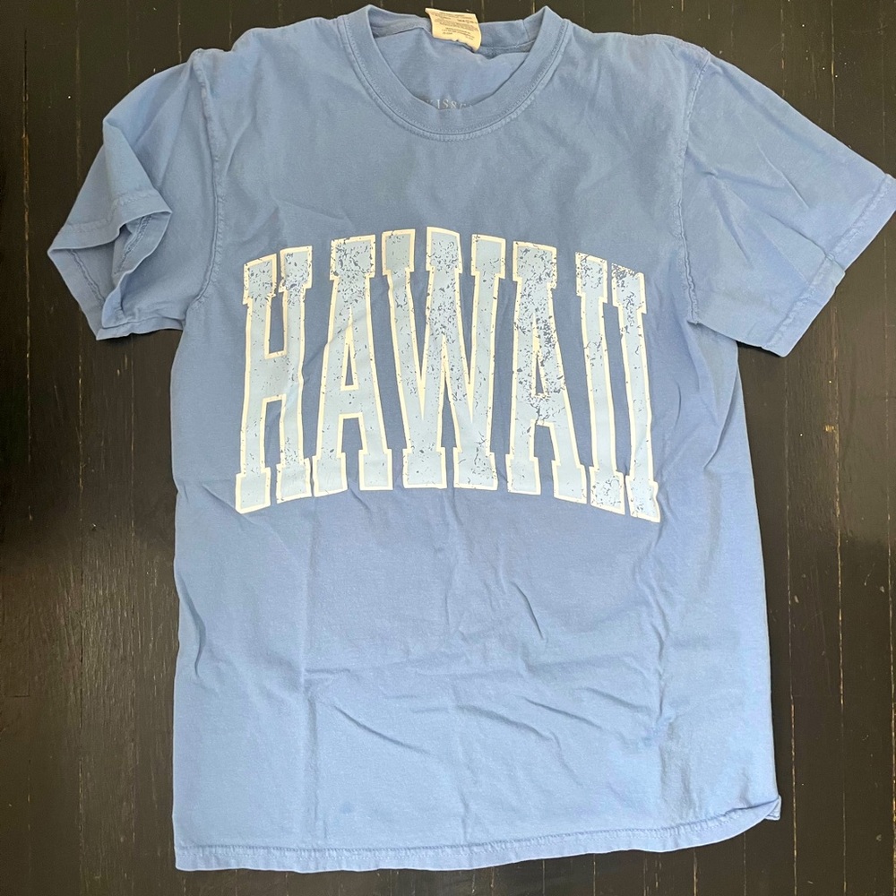 Sunkissed Coconut Hawaii Blue T Shirt